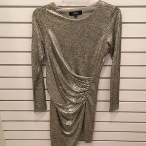 Lulu's Gold Metallic Dress size S